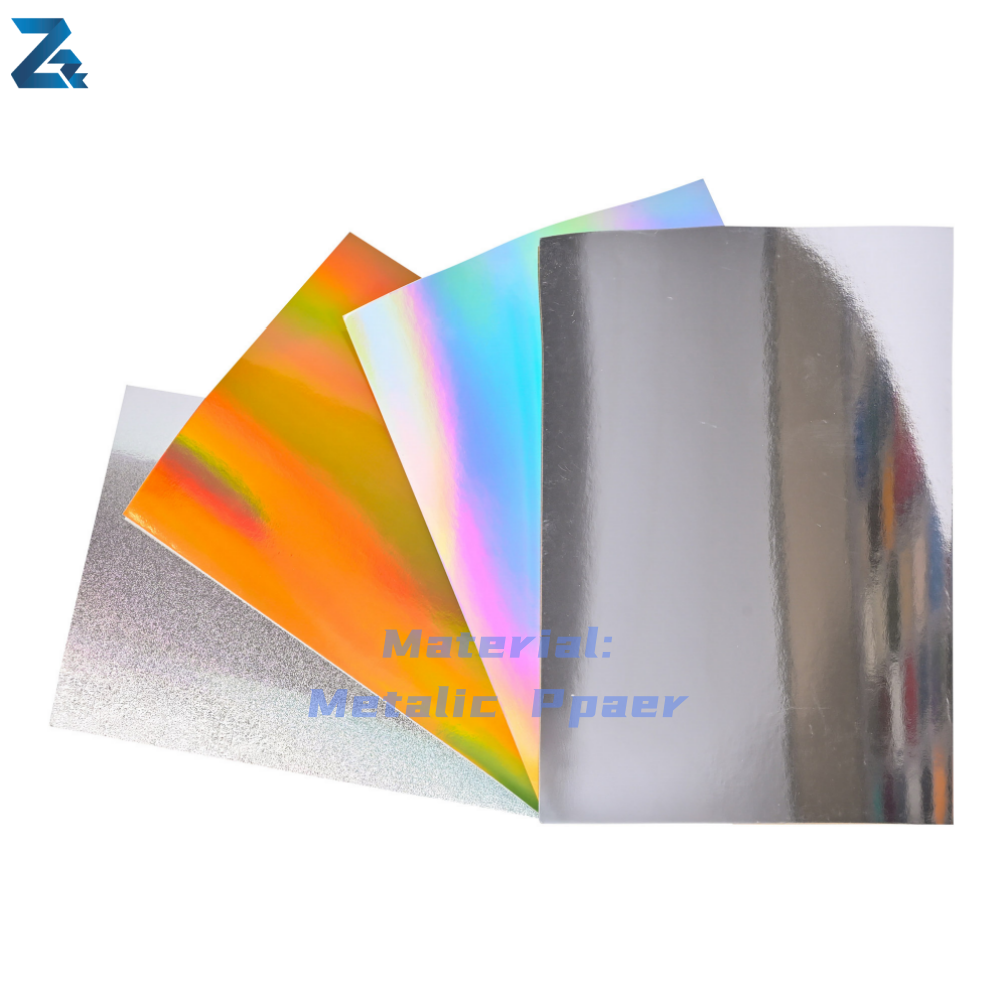 Vídeo de cartulina láser metálica | Papel holográfico del arco iris | Papel Zeren